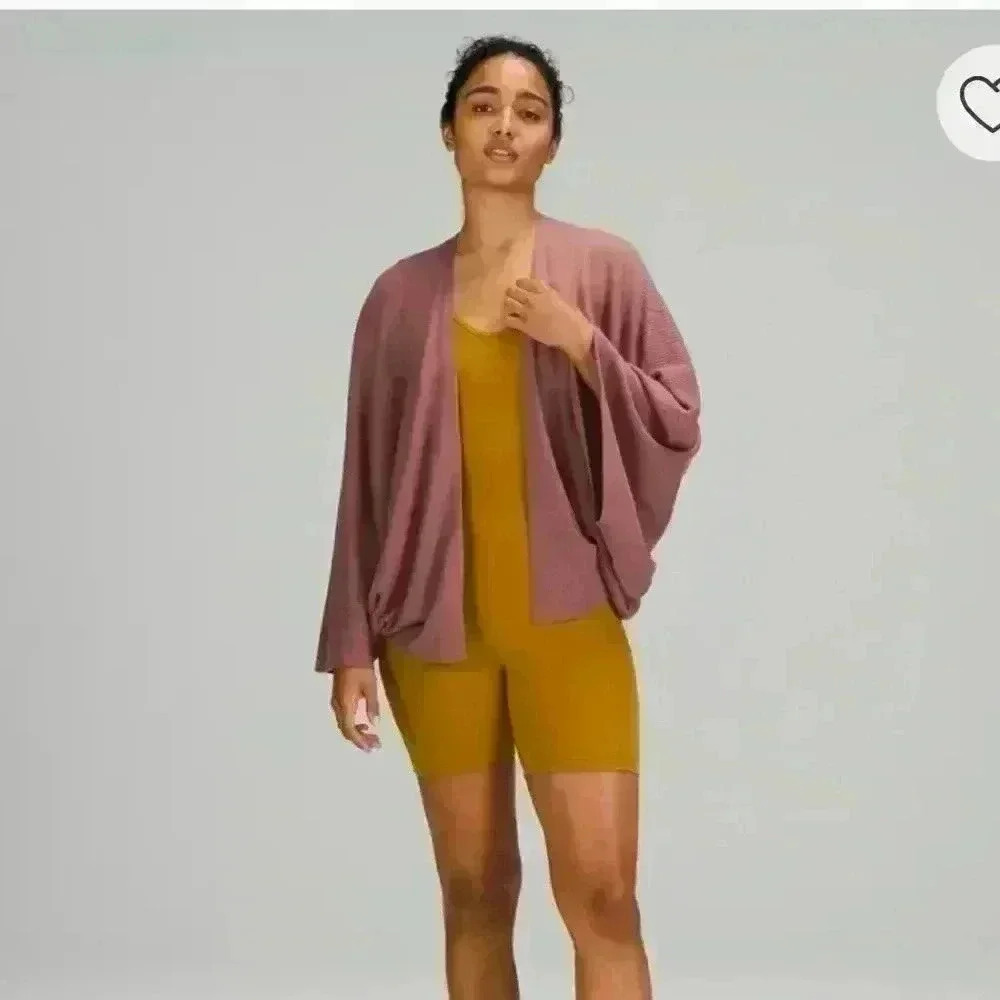 Lululemon Cashlu Knit Textured Wrap